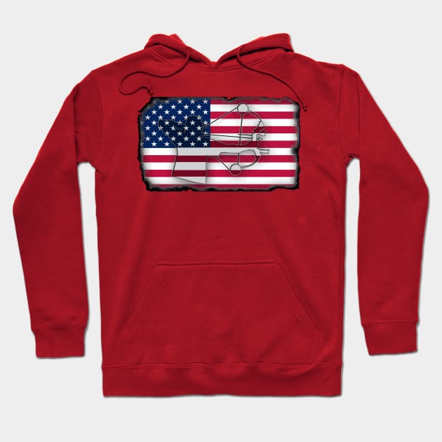 American Bowhunting Hoodie by Hook Ink